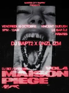 Affiche : Maison Piège Vol.4 · DJ set / open mic